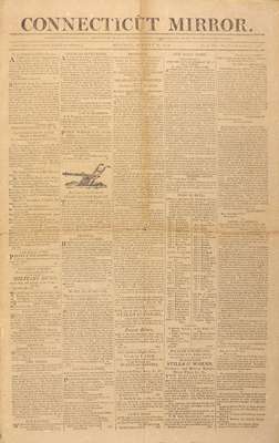 The Connecticut Mirror Newspaper- August 15, 1814