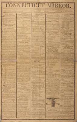 The Connecticut Mirror Newspaper- November 2,1812