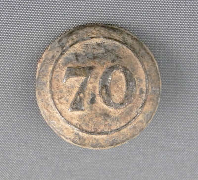 70th Surry Regiment of Foot Button- c.1812