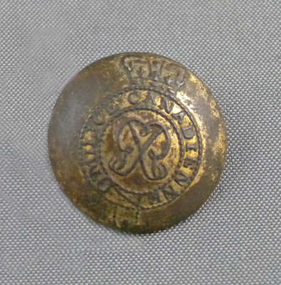 Quebec Milice Canadienne Button- c. 1812