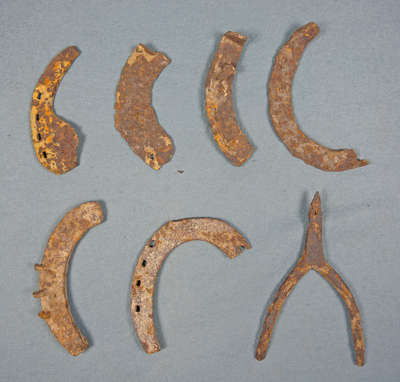 Horse Shoes and Spur Unearthed from Niagara's Battlefields