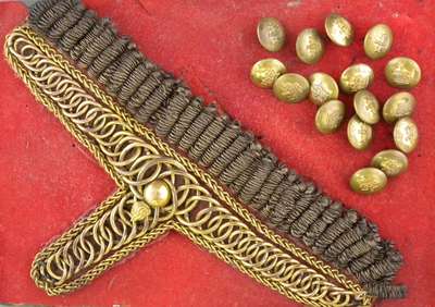 Military Insignia: Buttons and Epaulet