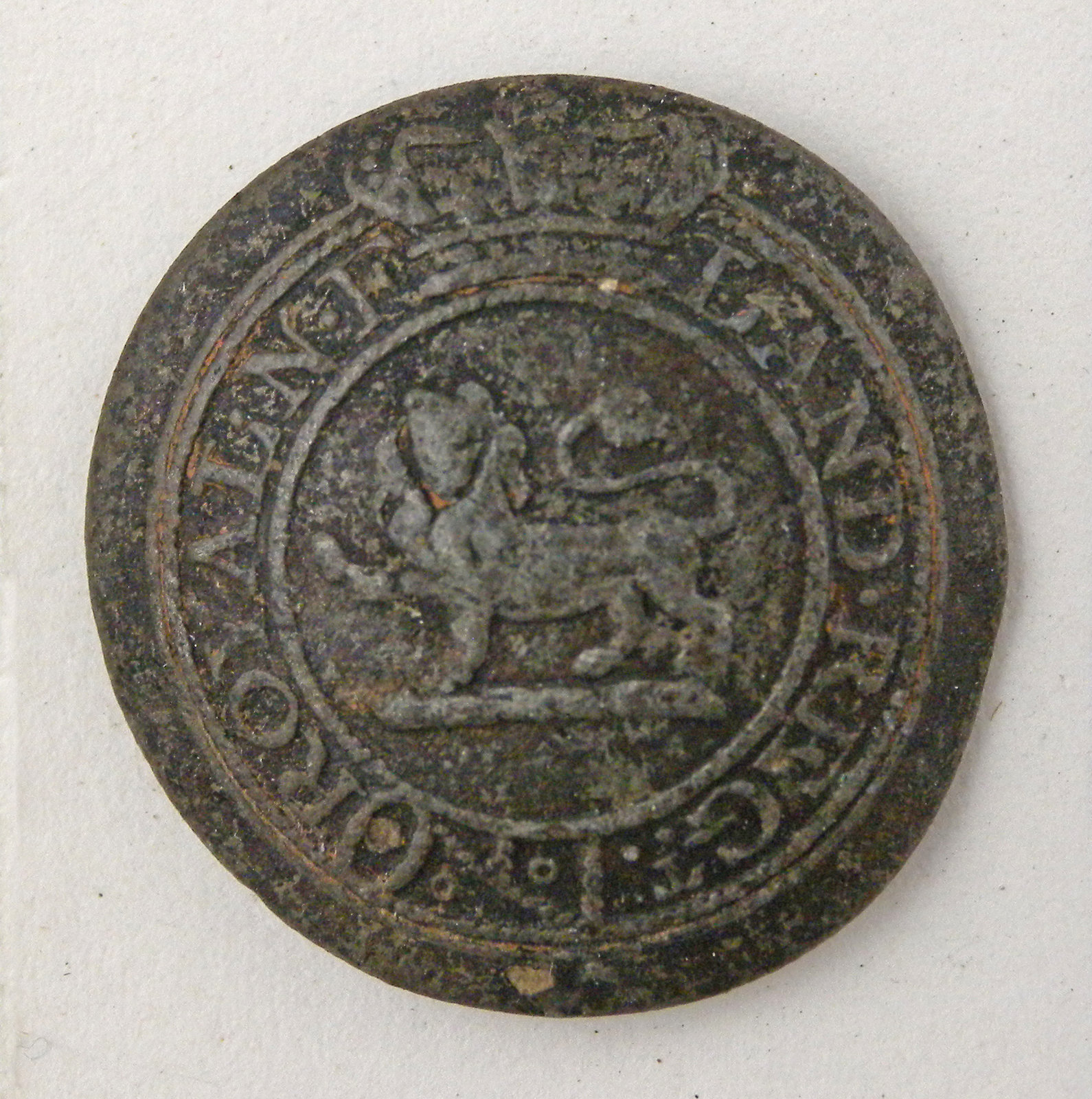 Royal Newfoundland Regiment of Fencible Infantry Button- c. 1812 ...