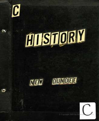 New Dundee Tweedsmuir History Book C