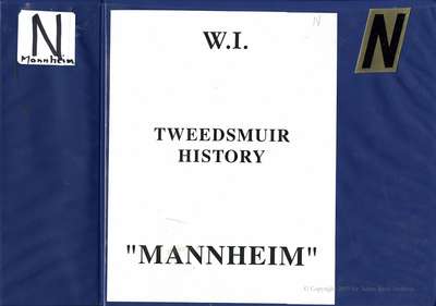 New Dundee Tweedsmuir History Book N