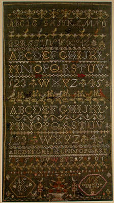 Margaret Stewart Sewing Sampler, 1811