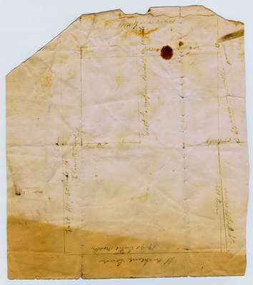 Property plan Near Queenston Village, 1812