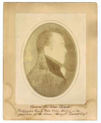 Sir Isaac Brock- Photograph of Watercolour Painting