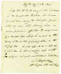 Affidavit from J. Sampson, surgeon of the late 104th Regiment, Regarding Wounds received by Daniel McDougal at the Battle of Lundy's Lane- 1821