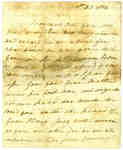 Letter to Lieut. Tom Leonard from M.L.- December 1814