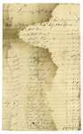 Bill of Account to Lieut. Leonard from Jas. [Baymane]- 1814