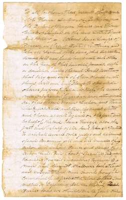 Arbitration decision by Thomas Merrit, Sheriff of the District of Niagara, and Thomas Dickson Concerning a dispute Between Isaac Swayze and John McFarland- December 31, 1811