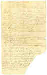 Letter to Mr. Cummings, a general merchant in Chippawa during the War of 1812, Explaining a Theft of Various Supplies- 1813