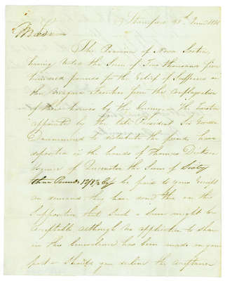 Letter authorizing the payment to Mrs. Elizabeth Campbell- June 28, 1815