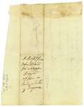 Receipt for Purchase of a 'Waggon'- Back