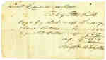 Bill of Account to Lt. Leonard- July 14, 1814