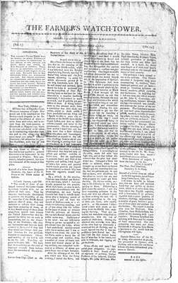 Farmers Watchtower Newspaper- December 2, 1812