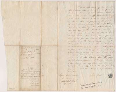 Land Indenture Between Samuel Street, Esquire and Samuel Street Jr.- June 16, 1812