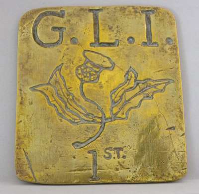 Cross Belt Plate- Glengarry Light Infantry Fencibles