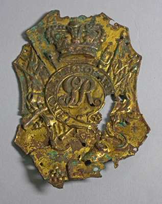 Shako Plate- Royal Regiment of Artillery