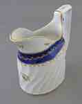 Coalport Blue and Gold Porcelain Cream Pitcher- c. 1800-1810