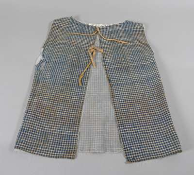 Child's Homespun Pinafore- c.1800