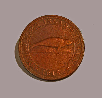 1815 Magdalen Island Token