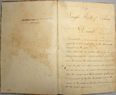 John D. Servos' School Exercise Book- c. 1799