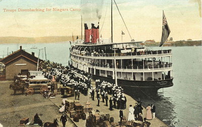 Troops Disembarking for Niagara Camp