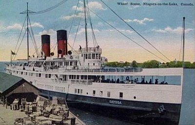 The Cayuga steamship.