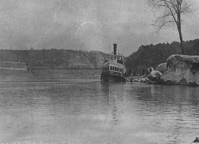 Chicora at the Queenston docks, 1909