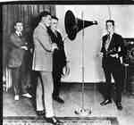 Four Gentlemen With an Early Microphone