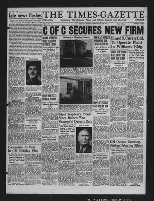 Daily Times-Gazette, 25 Jul 1946