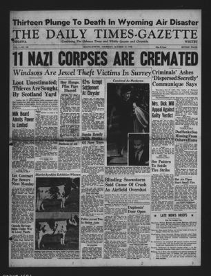 Daily Times-Gazette, 17 Oct 1946