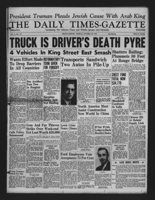 Daily Times-Gazette, 28 Oct 1946