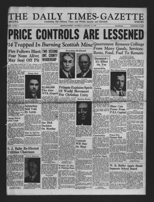 Daily Times-Gazette, 11 Jan 1947