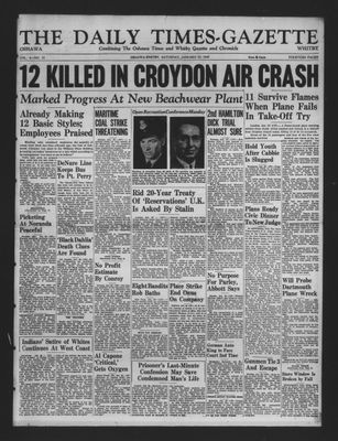 Daily Times-Gazette, 25 Jan 1947