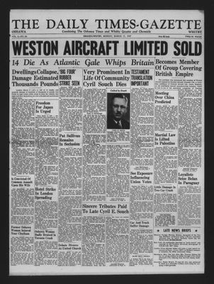 Daily Times-Gazette, 17 Mar 1947