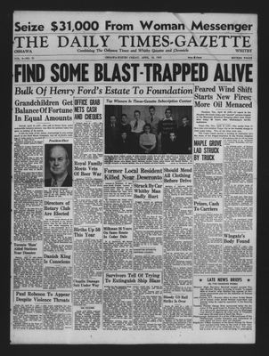 Daily Times-Gazette, 18 Apr 1947