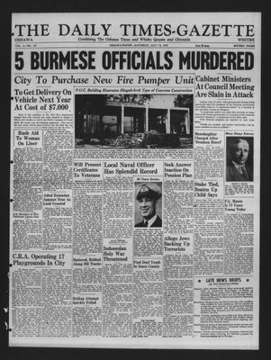 Daily Times-Gazette, 19 Jul 1947