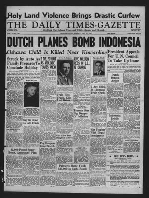 Daily Times-Gazette, 21 Jul 1947