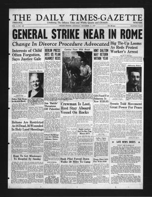 Daily Times-Gazette, 15 Nov 1947