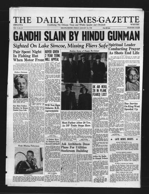 Daily Times-Gazette, 30 Jan 1948