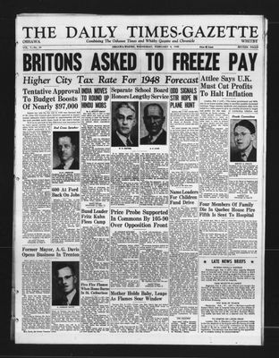 Daily Times-Gazette, 4 Feb 1948