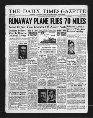 Daily Times-Gazette, 7 Feb 1948