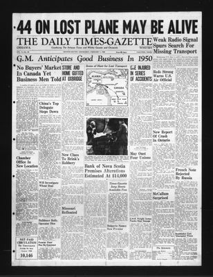 Daily Times-Gazette, 1 Feb 1950