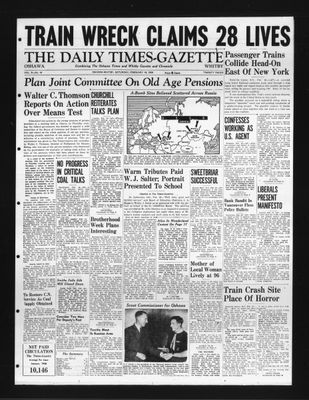 Daily Times-Gazette, 18 Feb 1950