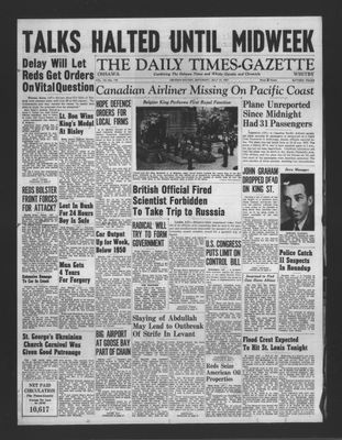 Daily Times-Gazette, 21 Jul 1951