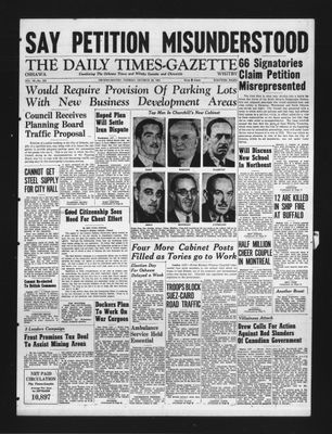 Daily Times-Gazette, 30 Oct 1951