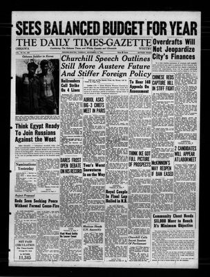 Daily Times-Gazette, 6 Nov 1951